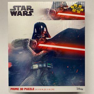 Disney Star Wars The Mandalorian Prime 3D 500 Piece Jigsaw Puzzle - Sealed